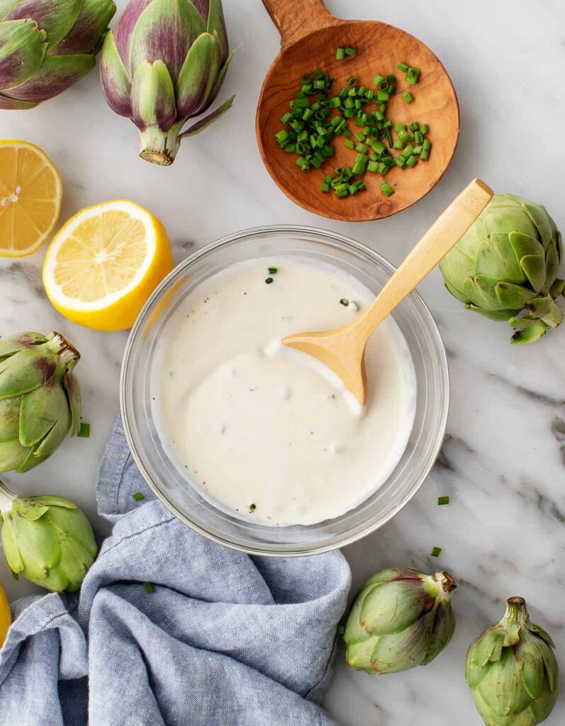 Artichoke Spicy Dipping Sauce