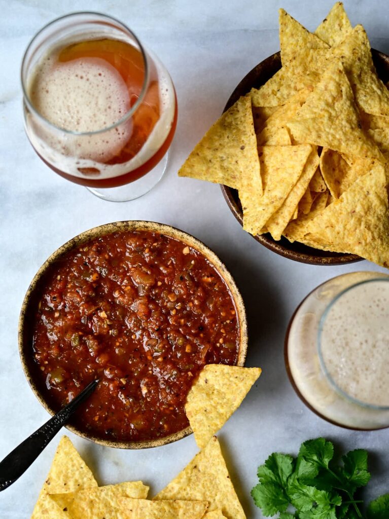 Authentic Mexican Spicy Salsa Roja Recipe