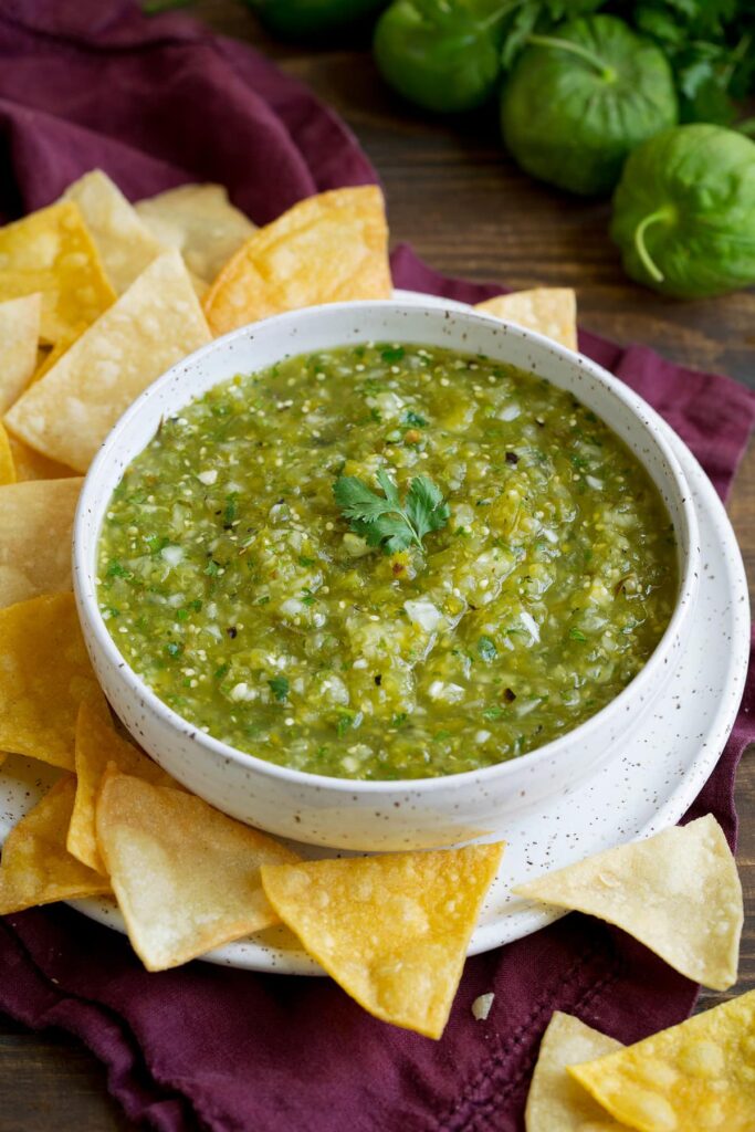Authentic Spicy Green Salsa